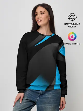 Женский свитшот / SPORT WEAR BLUE