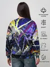 Женский свитшот / Gasoline stains abstraction