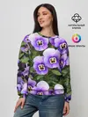 Женский свитшот / Анютины глазки