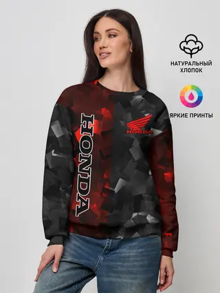 Женский свитшот / HONDA | RedBlack