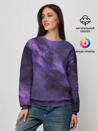 Женский свитшот / Космос