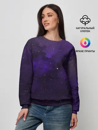 Женский свитшот / Космос