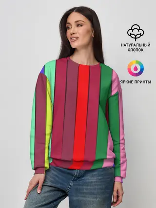 Женский свитшот / радуга