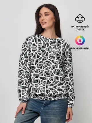 Женский свитшот / Абстракция