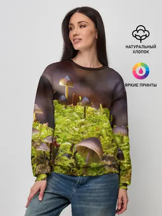 Женский свитшот / Мох