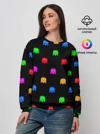 Женский свитшот / Пакмен