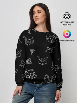 Женский свитшот / Фигуры животных