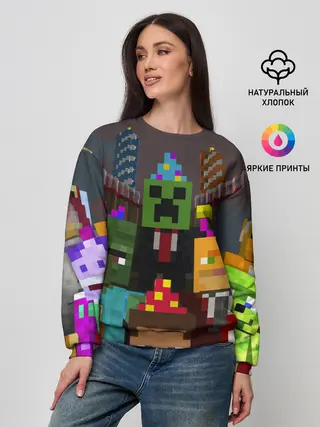 Женский свитшот / MINECRAFT