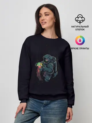 Женский свитшот / Космонавт