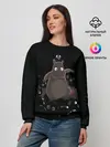 Женский свитшот / Хомяк Боо и пыльные зайчики
