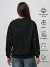 Женский свитшот / Хомяк Боо и пыльные зайчики