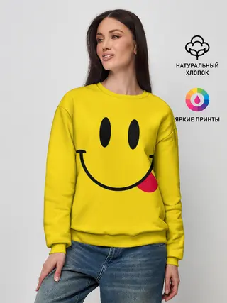 Женский свитшот / Смайлик