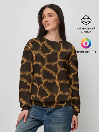 Женский свитшот / Леопард