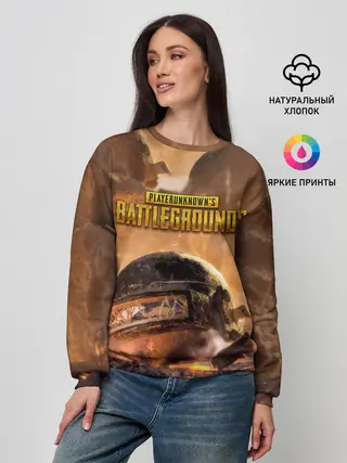 Женский свитшот / PlayerUnknowns Battlegrounds