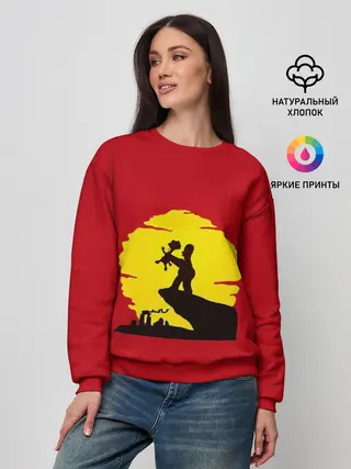 Женский свитшот / КОРОЛЬ БАРТ