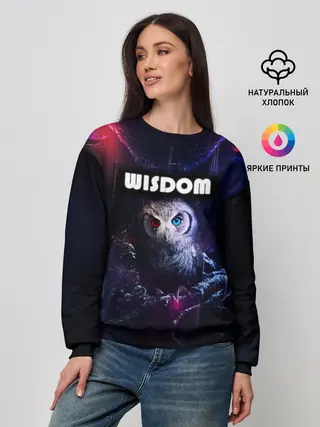 Женский свитшот / WISDOM