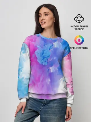 Женский свитшот / дым