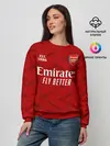 Женский свитшот / ARSENAL 20/21 - ДОМАШНЯЯ