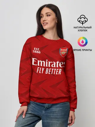 Женский свитшот / ARSENAL 20/21 - ДОМАШНЯЯ