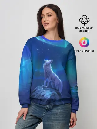 Женский свитшот / Одинокий Волк