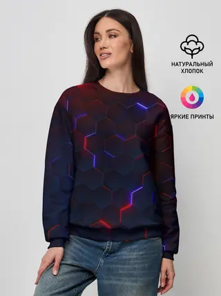 Женский свитшот / Light Background