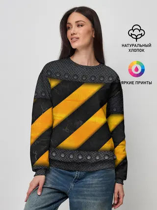 Женский свитшот / Металлическая преграда