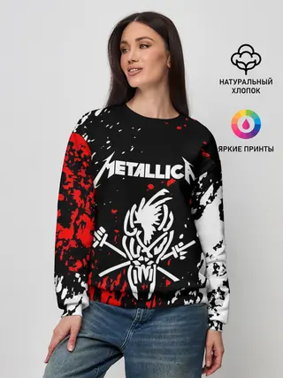 Женский свитшот / METALLICA