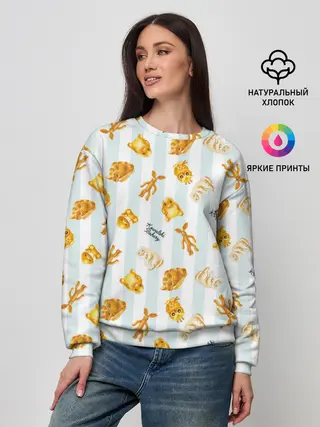 Женский свитшот / Baked Goods Pattern