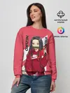 Женский свитшот / Незуко коралловый