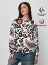 Женский свитшот / Молекулярный рисунок