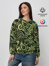 Женский свитшот / Молекулярный рисунок