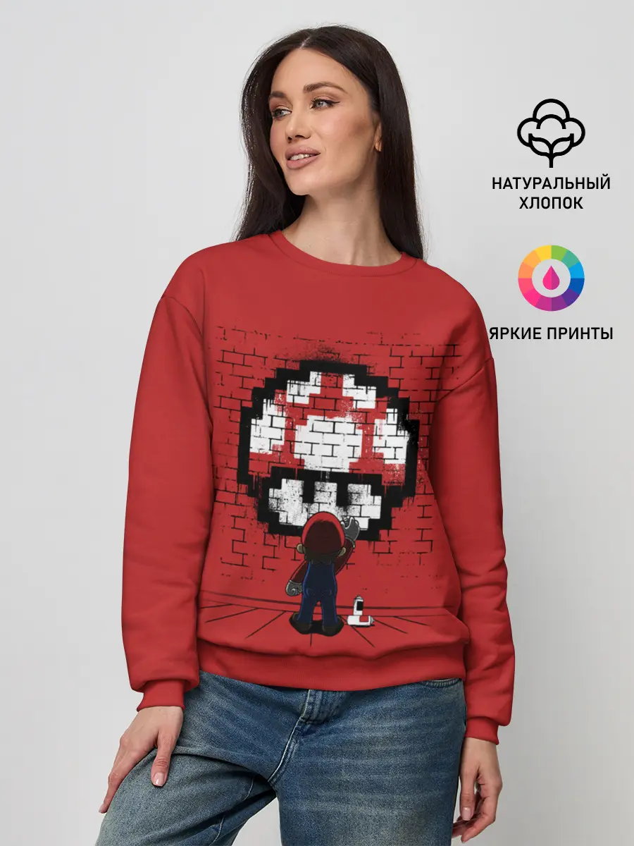 Женский свитшот / Mario