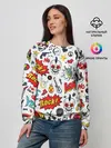 Женский свитшот / Я ЛЮБЛЮ РОК