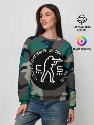 Женский свитшот / символика CStrike