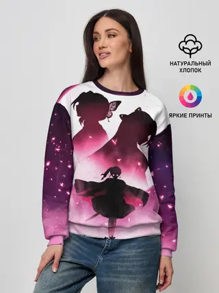 Женский свитшот / Столп Бабочки