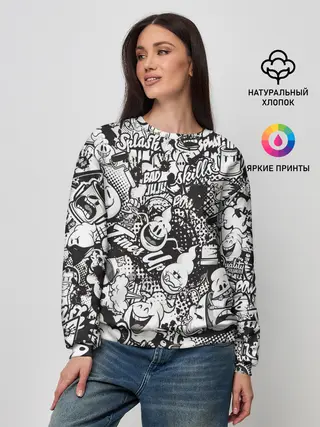 Женский свитшот / Граффити