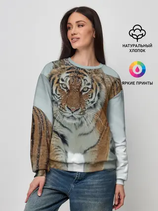 Женский свитшот / Тигр