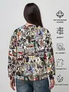 Женский свитшот / GTA Sticker Bombing