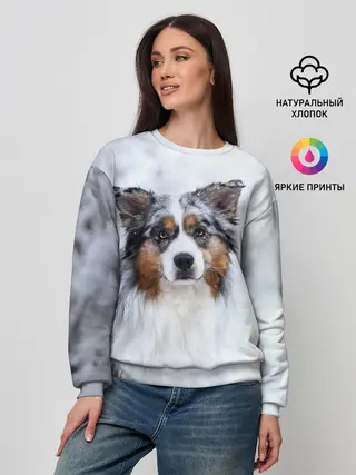 Женский свитшот / Австралийская овчарка