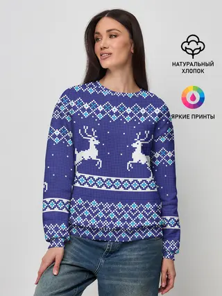 Женский свитшот / Олени