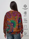 Женский свитшот / узоры текстура фон