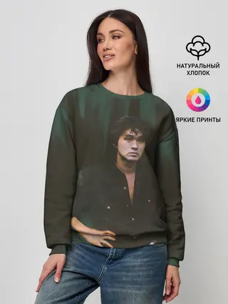 Женский свитшот / ВИКТОР ЦОЙ