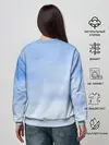 Женский свитшот / Овчарка и снег
