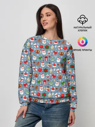 Женский свитшот / Новый Год