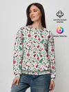 Женский свитшот / Новогодняя Символика