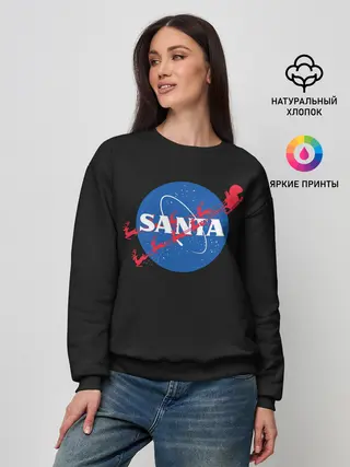 Женский свитшот / Santa | Nasa
