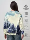 Женский свитшот / Зимний Майнкрафт