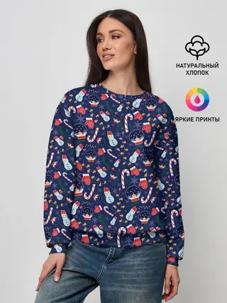Женский свитшот / Новый Год