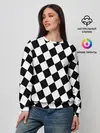 Женский свитшот / Клетки