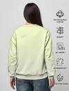 Женский свитшот / арт сова яркая